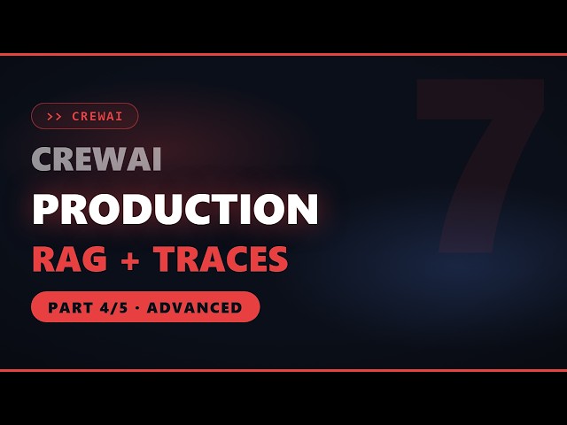CrewAI Masterclass Part 4: RAG, Human-in-Loop & Logging (Advanced)