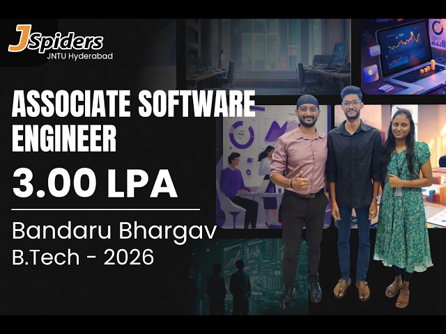 My Placement Journey at Jspiders | Hyderabad JNTU
