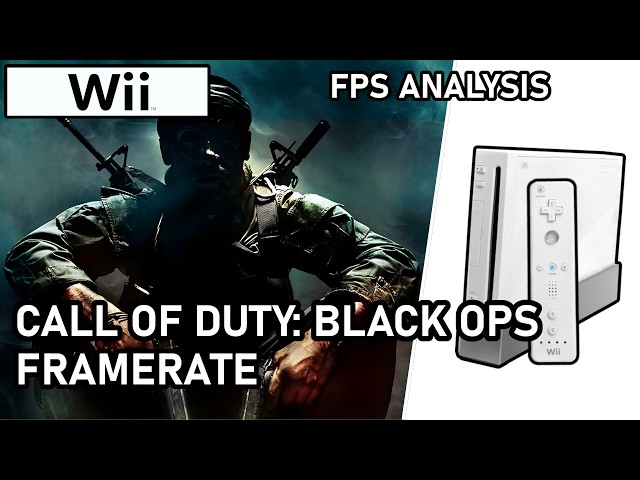 Call of Duty: Black Ops  |  Nintendo Wii  |  Frame Rate Test
