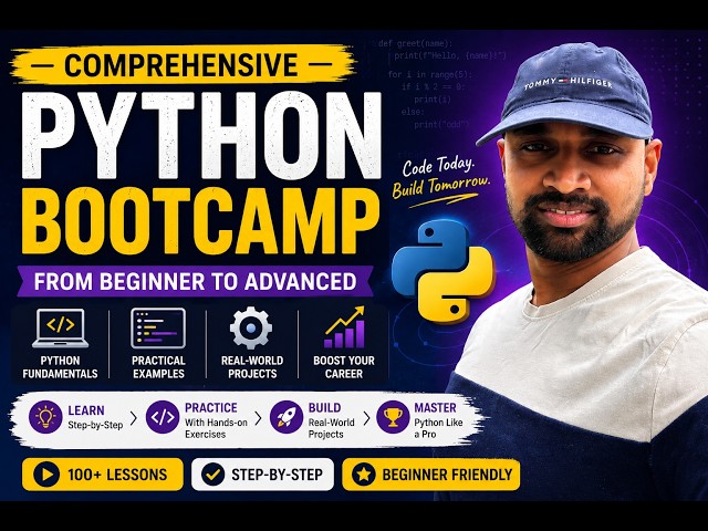 01 Python Learning Series 2026 – Complete Python for Beginners to Advanced