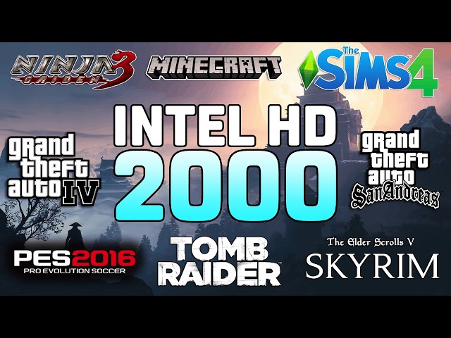 Gaming on Intel HD Graphics 2000 in 2026 - Test in 100 Games [Windows 10 - 8GB RAM]