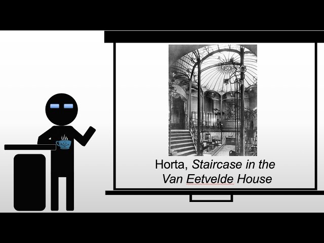 Horta Staircase in the Van Eevelde House