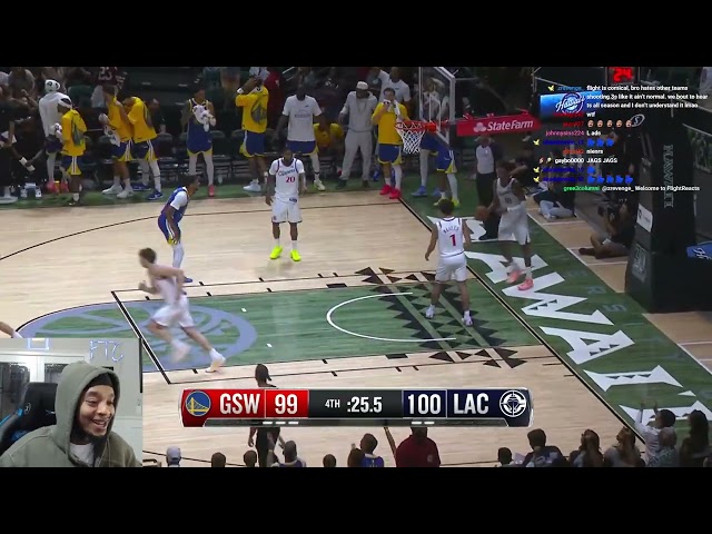 FlightReacts To WARRIORS at CLIPPERS | NBA PRESEASON FULL GAME HIGHLIGHTS | October 4, 2026!