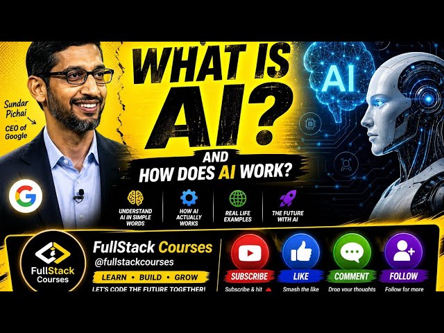 What is AI? 🤖 How Does Artificial Intelligence Work? | AI Explained in Simple Words