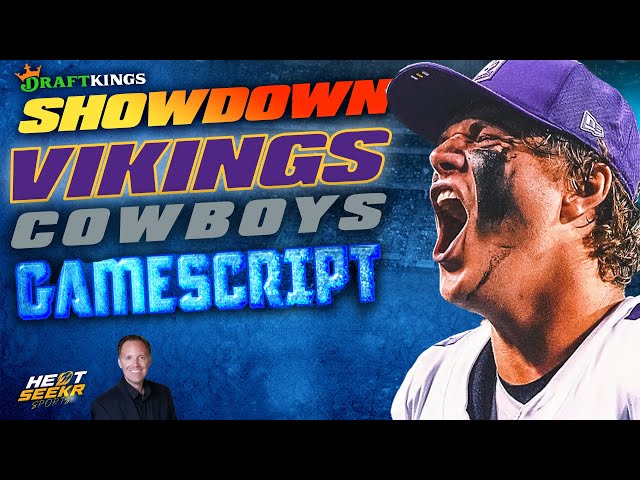 VIKINGS v COWBOYS Gamescript | SNF Sunday Night DraftKings SHOWDOWN Strategy | 2025 NFL Week 15