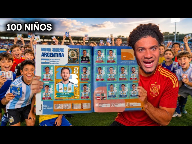 I COMPLETED THE 2026 WORLD CUP ALBUM WITH 100 YOUTH SOCCER PLAYERS