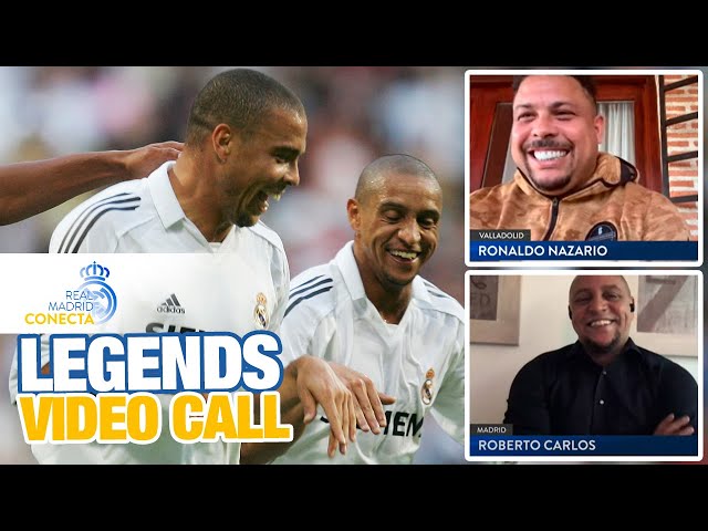 Ronaldo and Roberto Carlos live on Real Madrid Conecta!