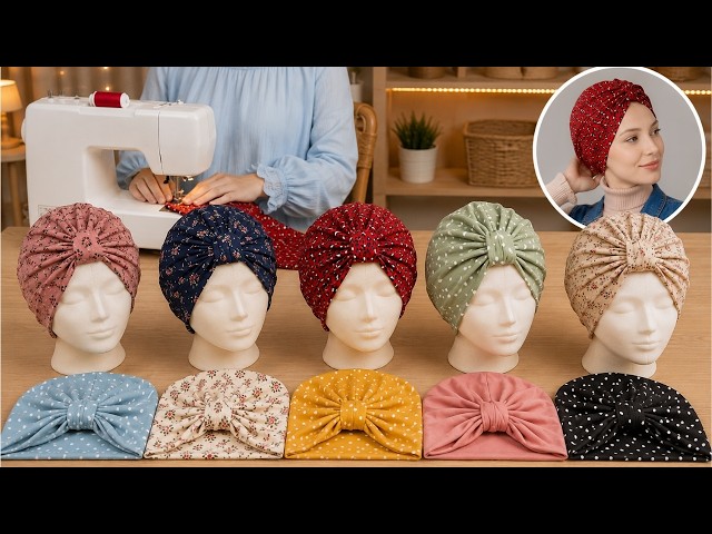 💰 SEW 50 A DAY & MAKE MONEY! This Easy Turban Can Be Your Best Seller!