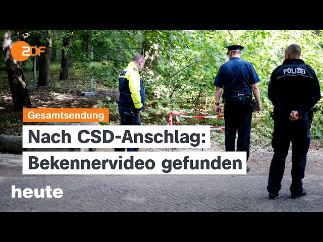 heute 19:00 Uhr vom 28.07.2026: Bekennervideo CSD-Attentäter, Mieten belasten Studierende, FIFA-Deal