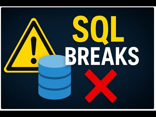 This One SQL Mistake Breaks Production Systems