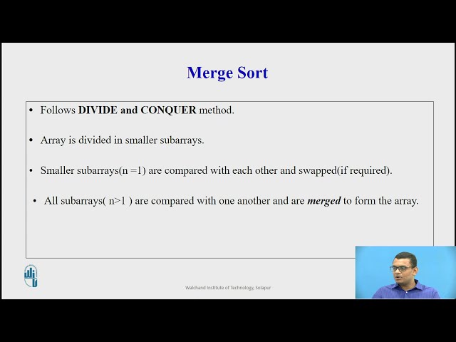Introduction to MergeSort