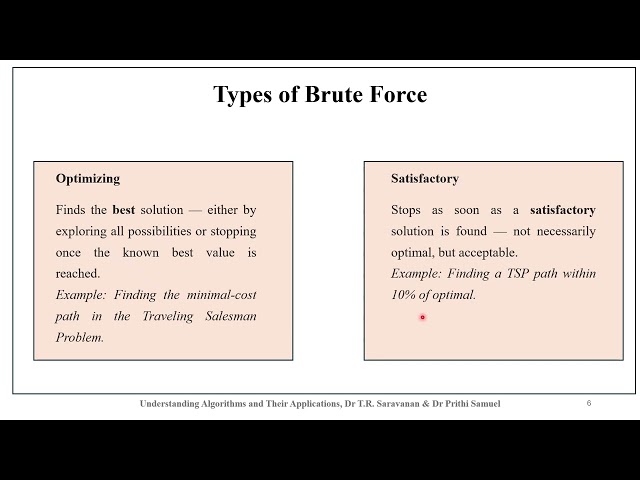 4  Brute Force Approaches