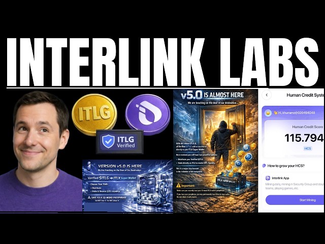 InterLink Network Version V5.O Aa Gaya 🔥 Verified $ITLG Directly Transfer Your ITLX Super Wallet !!✅