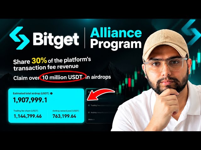 Bitget Alliance Program  Claim Over 10 Million USDT in Airdrops | Bitget Airdrop Guide
