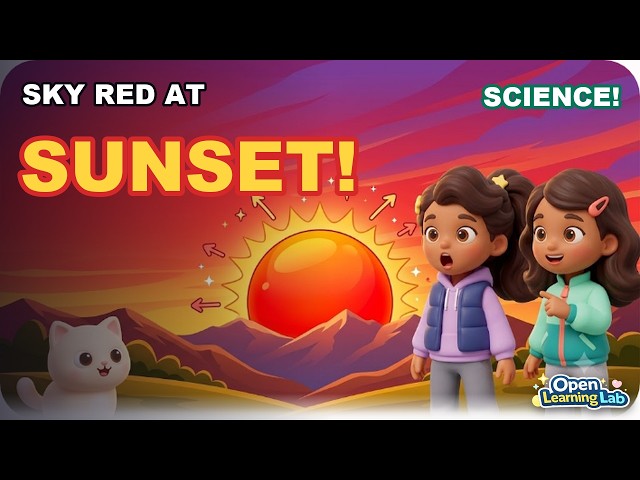 Why Is the Sky Red at Sunset? | Science for Kids