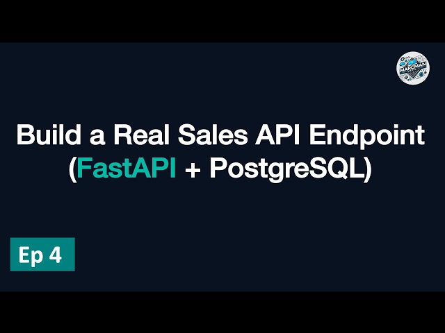 Build a Real Sales API Endpoint (FastAPI + PostgreSQL)