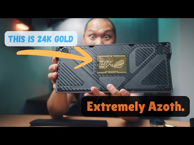 This keyboard is crazy SHINY - Azoth Extreme Edition 20