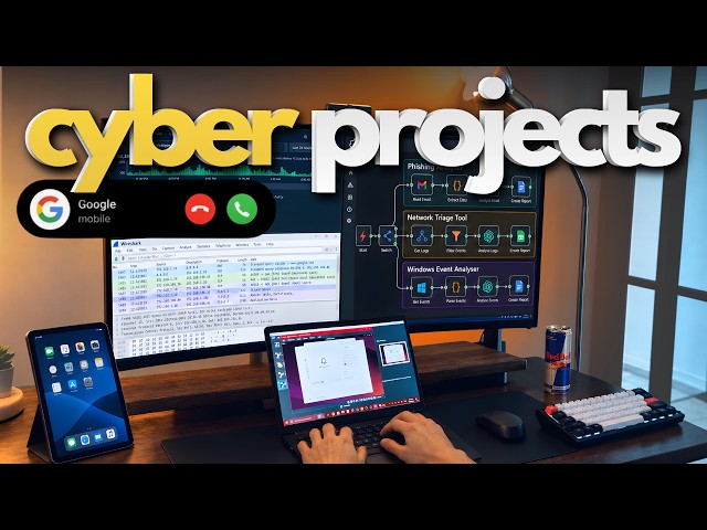 3 Cybersecurity projects + FREE portfolio website to build this weekend!
