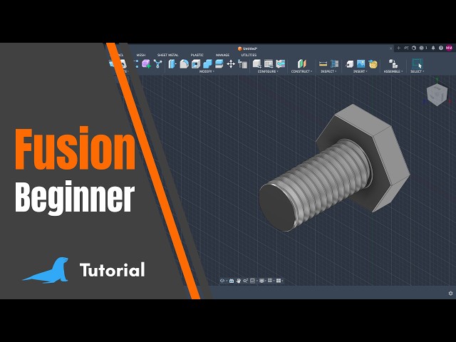 How to Make a Bolt in Fusion 360 | Beginner Tutorial