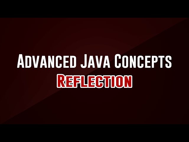 [Advanced Programming Concepts] Reflection