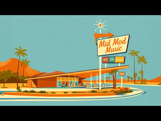 1960'S ATOMIC LOUNGE JAZZ | GAS STATION MUSIC