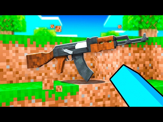 Minecraft BUT Every Block Drops WEAPONS!