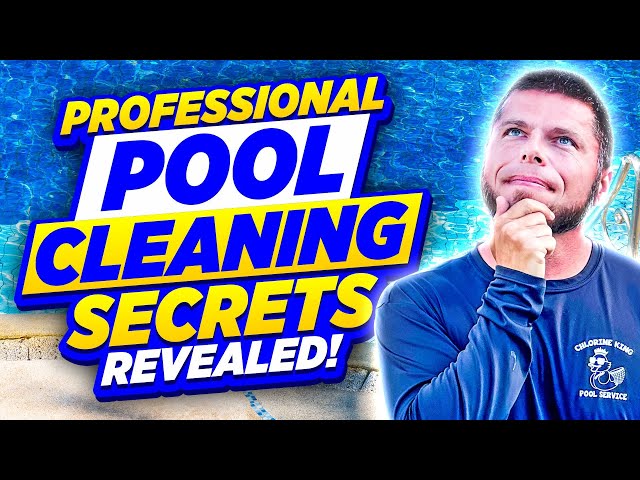 PROFESSIONAL Pool Cleaning Secrets Revealed!