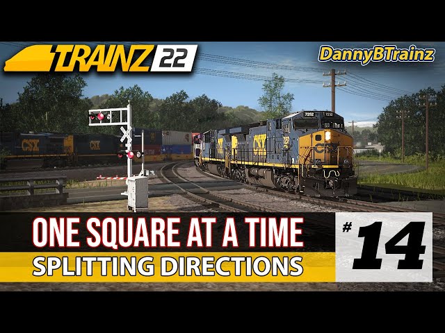 Trainz 22: Desafío de construcción cuadrado a cuadrado (Episodio 14) | DannyBTrainz
