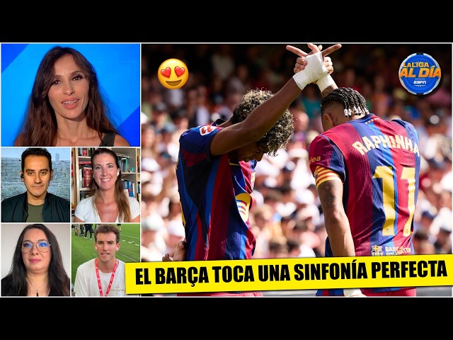 BARCELONA ENAMORA con una SINFONÍA de fútbol que lo convierte en una APLANADORA | La Liga al Día