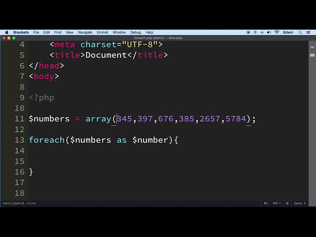 019 Foreach Loop in PHP
