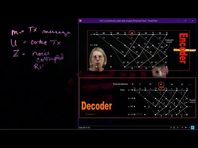 GEL7114 - Module 5.9 - Decoding a convolutional code with the Viterbi algorithm - MLSE