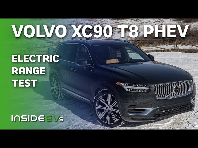 Volvo XC90 T8 Recharge PHEV City & Highway Electric Range Test