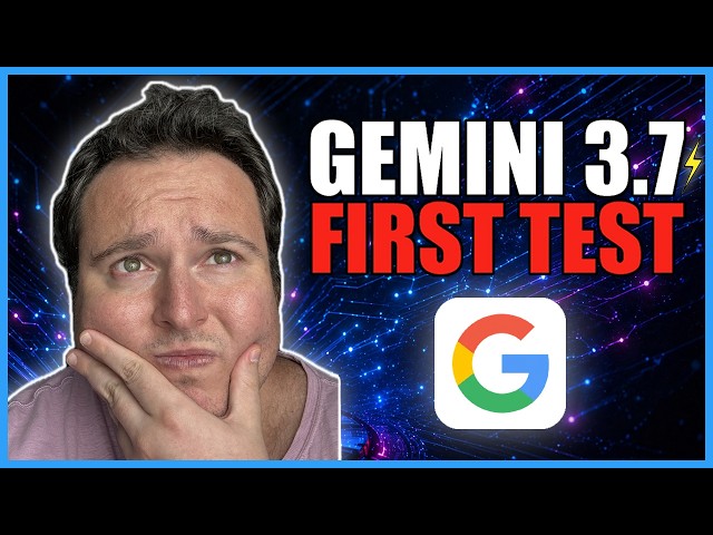Gemini 3.7 Flash Is HERE – Testing Google’s BEST Model Yet!