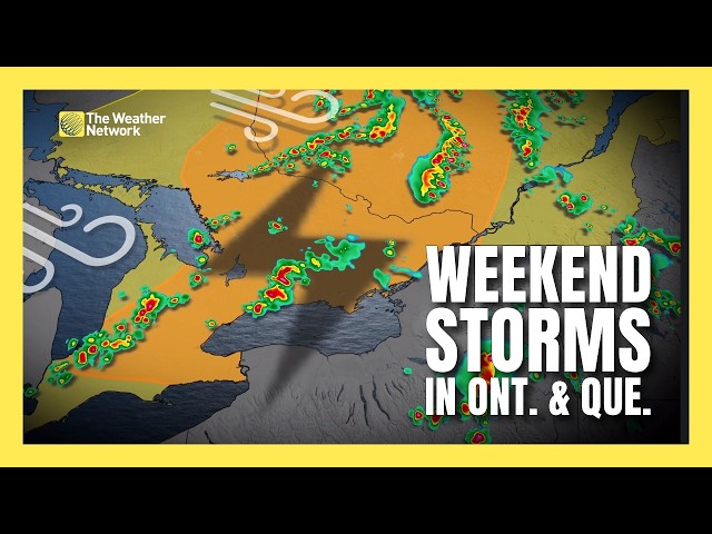 Cold front cold spark severe thunderstorms in Ontario and Quebec on Saturday | #forecast