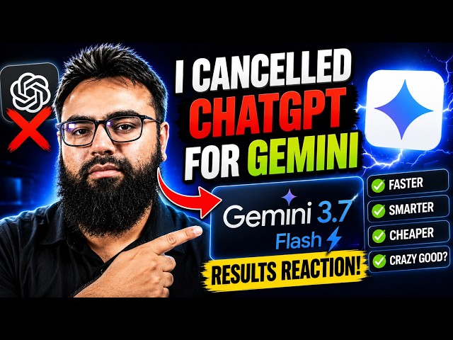 I Cancelled ChatGPT for Gemini — Gemini 3.7 Flash Results Reaction
