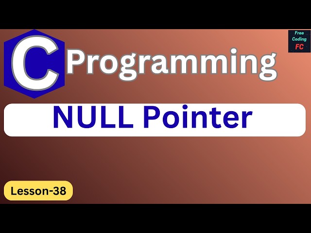 NULL Pointer in C |  C Programming Tutorial |C Programming for Beginners | Learn C| L-38|