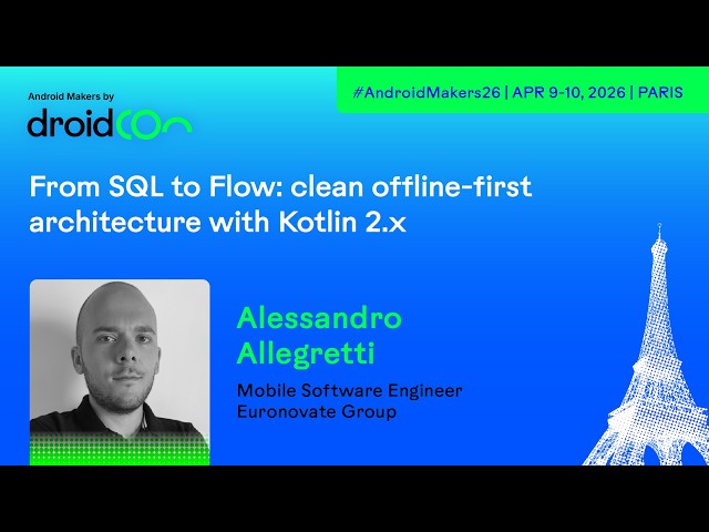 From SQL to Flow: clean offline-first architecture with Kotlin 2.x