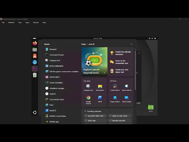 How to link linux(ubuntu) and window command prompt