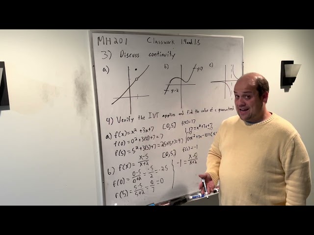 MH201 Classwork 1.4 and 1.5
