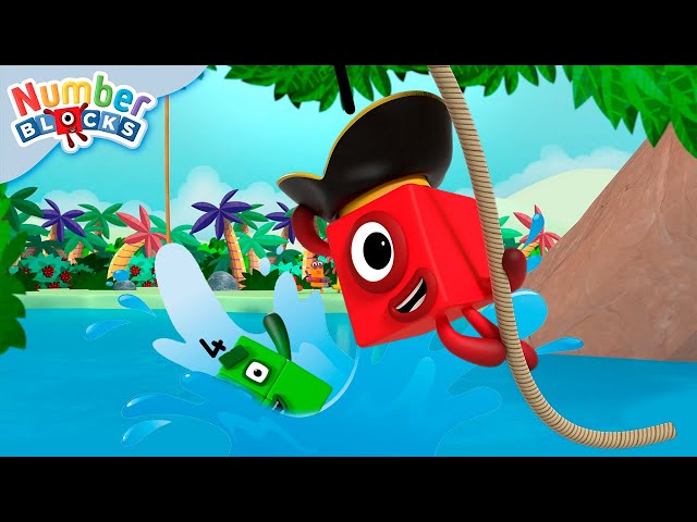 Splashing Summer Sums 🌊 | Learn to Count for Kids | 12345 | @Numberblocks