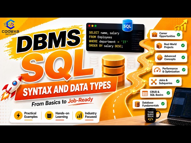 What is SQL Syntax and Datatypes Explained for Beginners | Tutorial 3