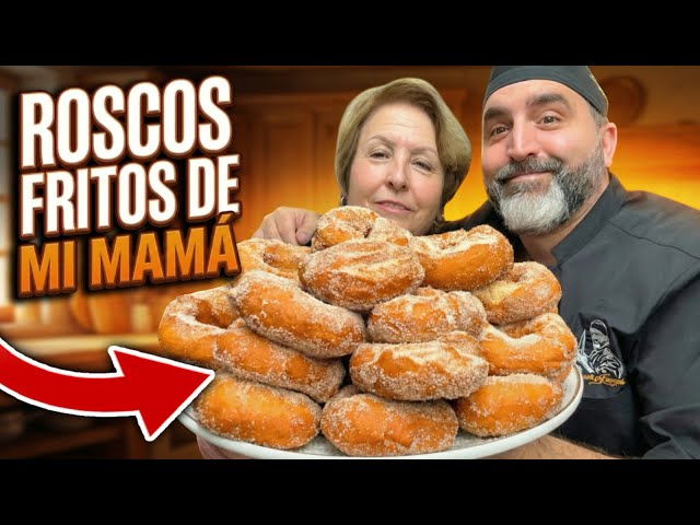 ROSCOS FRITOS de MI MAMÁ 😍 Receta CASERA que ENAMORA.
