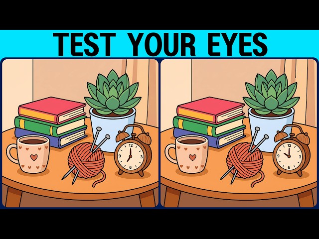[Spot the Difference Brain Training] Use your sharp eyes and smart brain to solve this puzzle!