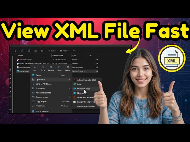 Quick Ways to Read XML Files on Windows (No Software Needed)
