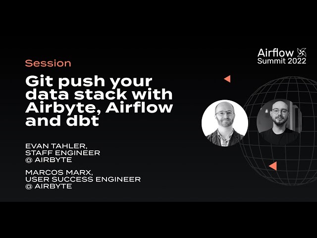 git push your data stack with Airbyte, Airflow and dbt