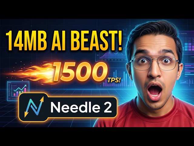 Needle 2 14MB AI: 1500 TPS Offline AI Router Just Dropped!