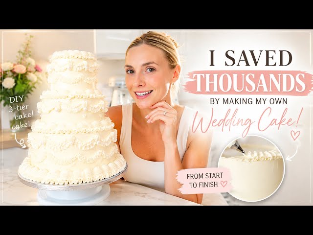 I Saved Thousands by Making My Own Wedding Cake! 💍🎂 | Emily Wilson Fashion