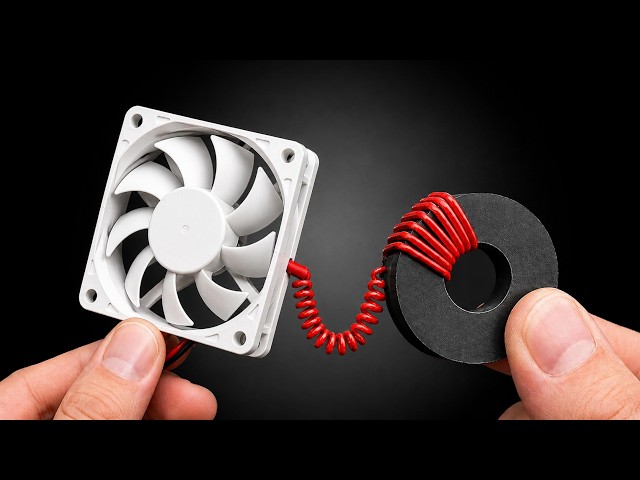 Millions Don’t Know! Connect Magnets to a PC Fan for a Perfect Tool