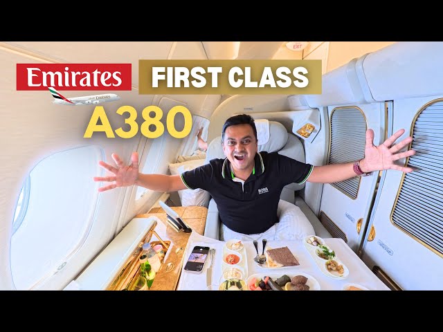 Emirates A380 First Class Experience | Unbelievable Luxury from Bangkok to Hong Kong