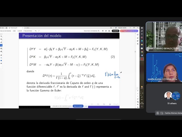International Fast Workshop On Applied and Computational Mathematics 08/01/2025 Mañana